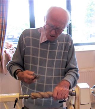 Bernard turning barley twists